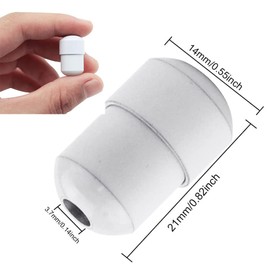 THETAG 5 PCS Pull Cord Connector, Metal Blind Pull Cord Ends Light Pull Cord Joiner for Ceiling Switches Shower Blinds Fan Cord Pull