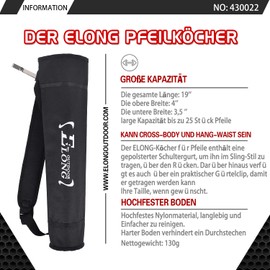 Arrow Quiver Holder Bag, Quiver for Arrows, Quiver Holder for Youth and Adults, Outdoor Practice Arrow Holder