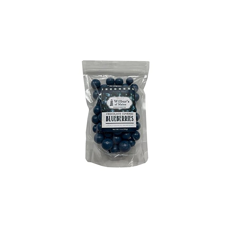 Chocolate Covered Blueberries - 4oz bag - Made in Maine