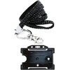 New Black Bling Diamante Rhinestone Sparkly Lanyards with Black ID