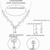 EVER FAITH Precioso Conjunto de Joyas de Boda para Novia