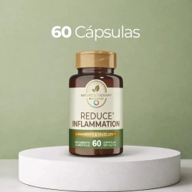 Suplemento Nutricional de Cúrcuma y Glucosamina de Nature's Therapy para Reducir la Inflamación – 60 Cápsulas
