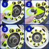TYK Industries 22mm Loose Wheel Lug Nut Safety Check Indicators