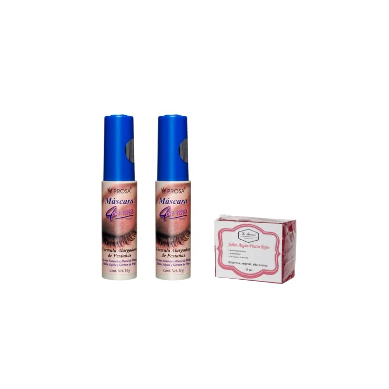 Prosa 4 en 1 | 2 Pack Mascara Pestañas Rimel