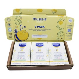 Mustela Pack 3 Jabones en Barra Cold Cream para Piel Seca