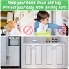 6 Packs Sliding Cabinet Locks, Modacraft Baby Proofing U-Shaped Child