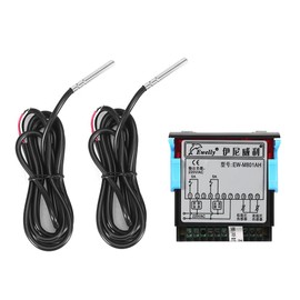 AC 220V 5A All-Purpose Digital Temperature Difference Controller Differential Thermostat with Sensor Probe for Solar Water Heater