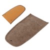 Motorcycle Fender Bib Cover Artificial Leather Decorative Pad Flame Pattern