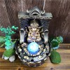 SURPRIZON Ganesha Statues Indoor Water Fountain, Elephant Buddah Statute Tabletop