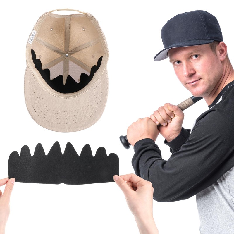 6 Pcs Hat Sweat Liner Ball Cap Sweat Protectors Padding