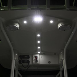 Lumitec 101292 CapreraLT LED Cockpit Flood Deck Light with Bracket Mount