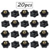 Hazrcvr Star Grip Nut M8 Pack of 20 Wing Nuts