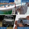 MERIANE Boat Dock Lines Marine Grade, 5/8" x 35' Double