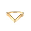 Elli Elli Premium Ring Women's V Shape Geo Basic in