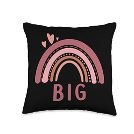 Little Pledge Rush Alumnae Family Reveal Party Fun Big Little Sorority Week Reveal College Sister Recruitment Throw Pillow, 16x16, Multicolor
