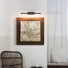 Picture Light Battery Operated with Remote, LED Black Art Lights