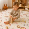 Baby Play Mat,79"x 71" Large Mat for Floor,Reversible Floor Mat,Foam