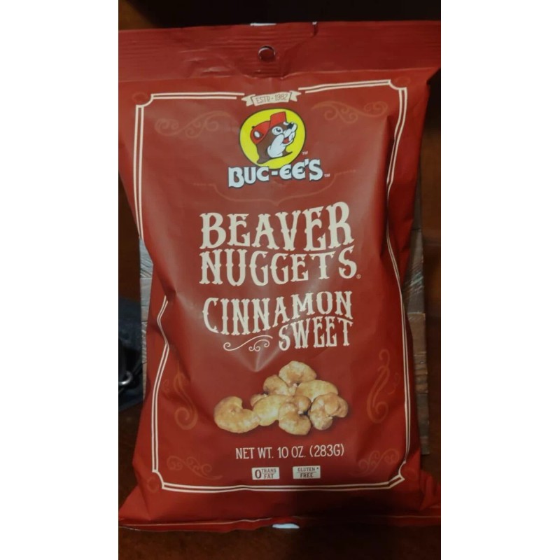 Buc-ee's Beaver Nuggets Cinnamon Sweet ~ 10 oz NEW