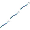 minkissy 3pcs Stainless Steel Lash Tweezer Applicator Eyelash Extension Tool