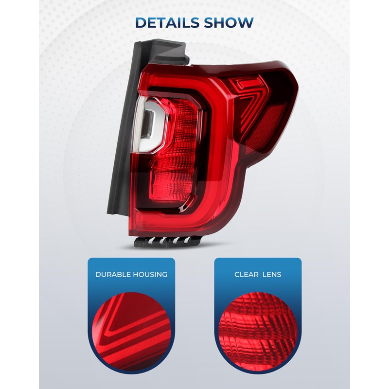 Chee Lyee LED Tail Lights Compatible with GMC Acadia SL