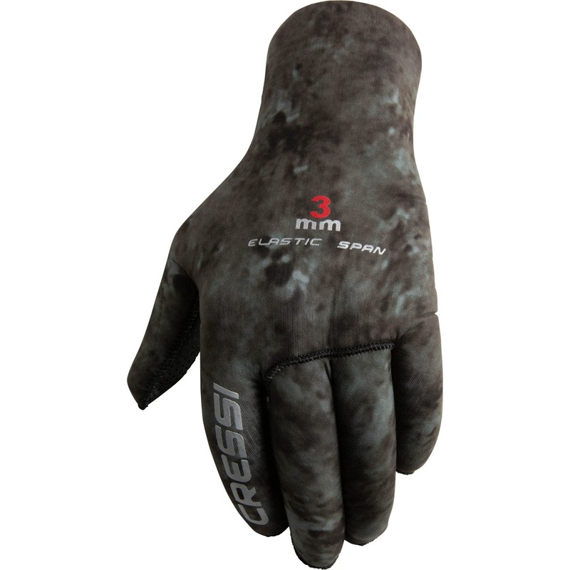 Cressi Tracina Neoprene Spearfishing Gloves - Camouflage Dark, Large