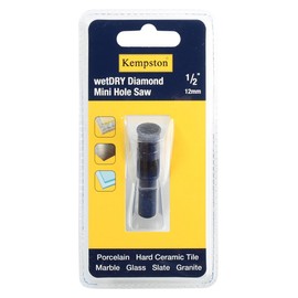 Kempston 88028 Wet/Dry Mini Diamond Hole Saw, 1/2"