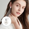 120 PCS Silicone Earring Backs Stoppers, 0.55 Inch Clear Earring