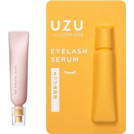 UZU BY FLOWFUSHI Eyelash Serum (Eyelashes & Eye Serum), Just Apply With Your Fingers, For Eyebrows, Non-Paraben, Alcohol Free, Synthetic Coloring Free, Hypoallergenic