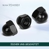 ORTAVA Pack of 20 Acorn Nuts M5 Stainless Steel Cap