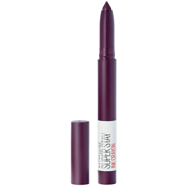Maybelline SuperStay Ink Crayon, Longwear Lipstick Makeup, Long Lasting Matte Lipstick With Built-in Sharpener, Forget The Rules, 0.04 oz.