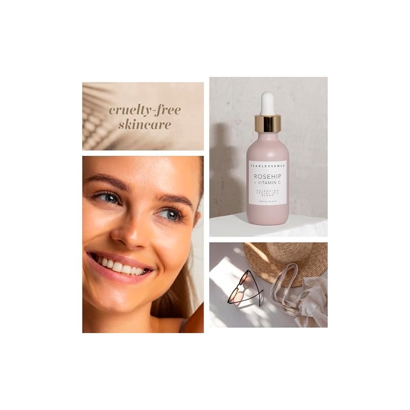Pearlessence Rosehip + Vitamin C Balancing Facial Oil, 1.83 fl.