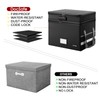 DocSafe DocSafe File Box with Lock,Multi-Layer Fireproof Document Box Collapsible