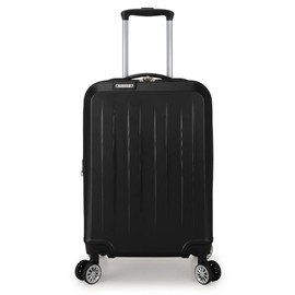 Elite Luggage Expandable Hardside Spinner Luggage, Black, Carry-on 21-Inch
