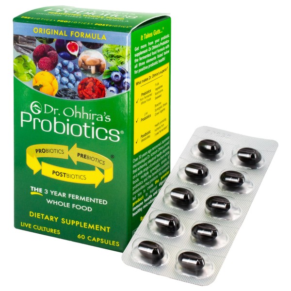 Dr. Ohhira’s Probiotics Original Formula with 3 Year Fermented Prebiotics,