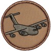C17 Globemaster Patrol Patch - 2" Diameter Round Embroidered Patch