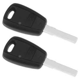 Create idea 2 Pack Car 1 Button Remote Control Compatible with Punto Panda Bravo Brava 500 600 Stilo Ducato Lancia Lybra Key Fob Case SIP22 Blade
