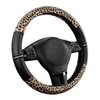 Road Comforts Leopard Steering Wheel Cover - Made with PVC