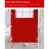 Sliding Grain Gate-9"x9", Heavy Duty Steel Grain Bin Slide Gate