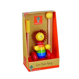 Orange Tree Toys - Lion - Wooden Push Along