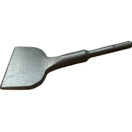 SDS Plus Tile Chisel 165mm x 75mm 25 Degree Angled Bent Tile Chisel Bit, Wide Chisel for Ceramics, Floor Tiles, Wall Tiles, Concrete, Masonry, Plaster