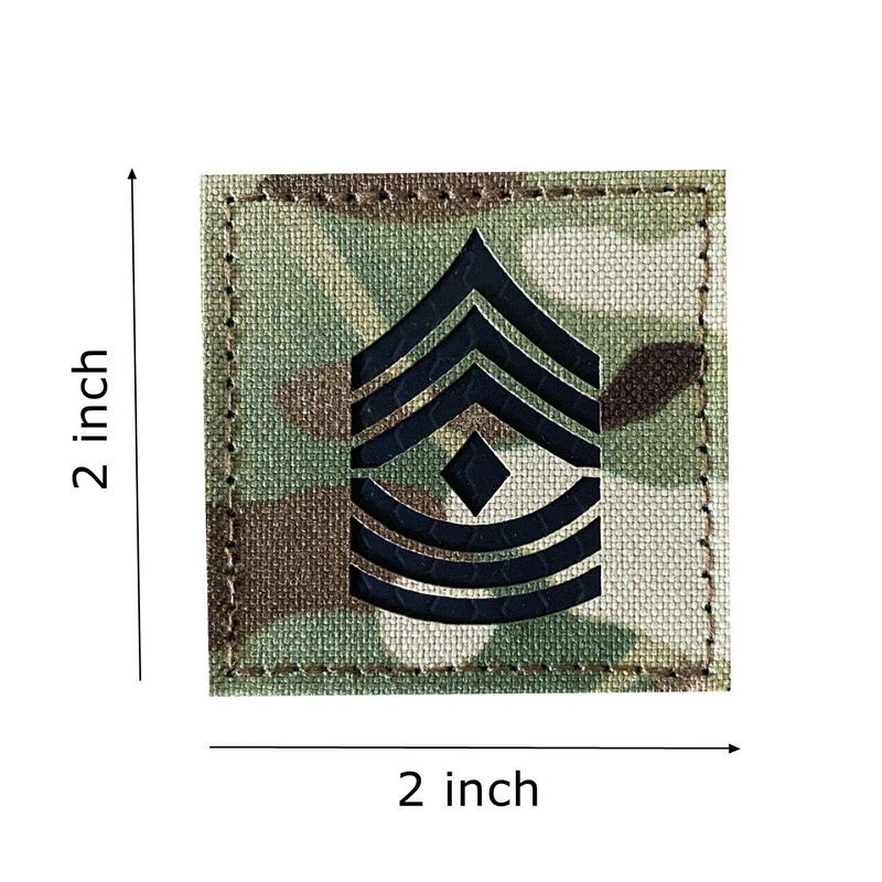 2” x 2” MC IR US Army Rank IR Flag