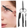 Mikinona 1set Eyebrow Shaping Kit Grooming Tools Professional Scissors Tweezers