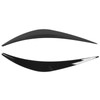 2Pcs Headlight Eyebrow Left Right Fade Proof Front Headlight Eyelid