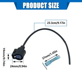 Icyhaws Starter Pigtail Connector Harness Plug, Replaces# PT2974, H7155, 19300471, Compatible with 2014-2018 Chevy Silverado 1500 4.3L 5.3L 6.2L