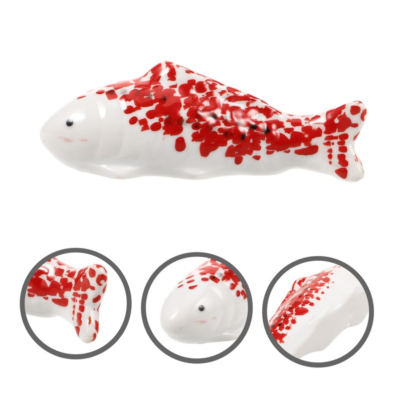 Kisangel Floating Fish Aquarium Decoration Adorable Ceramic Fish Tank Ornament