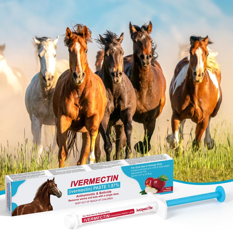 Ivermect Horse Paste 1.87%, for Horse Use Only, 6.08g, 1
