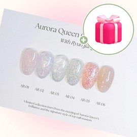 Diesel Aurora Queen or Ryunjjang Glitter Gel 6-piece set / 디젤 오로라퀸 오어 륜짱 글리터젤 6종 세트