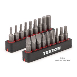 TEKTON 9-Tool 1/4 Inch Bit Rail Set, 2-Piece | ODB91000