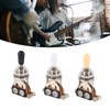 3pcs 3 Way Guitar Toggle Switches Short Straight Switch with