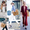 KALIDI Beach Mesh Tote Bag, Casual Tote Grocery Bag Hobo